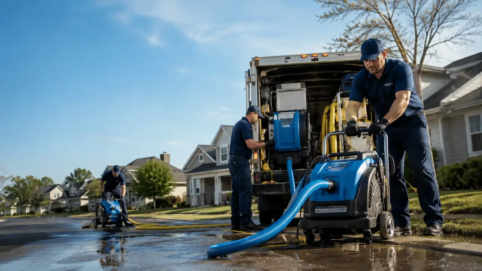 Flood Damage Cleanup in Continental Divide, NM